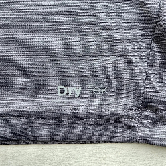 Dry Tek Gear Men'sTee Shirt UV Protection Gray Slate Hawk Sz S - Picture 2 of 7